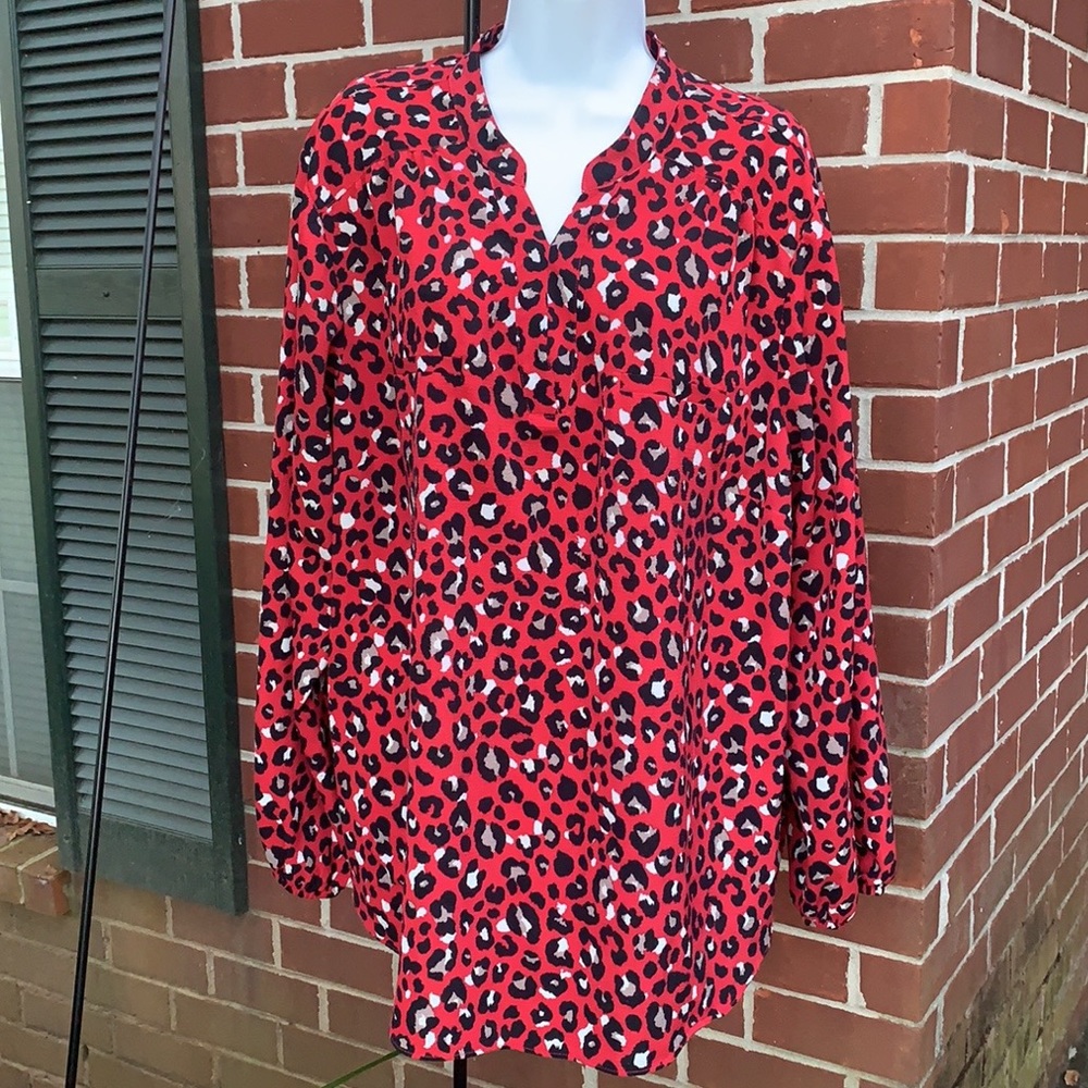 Animal Print Blouse